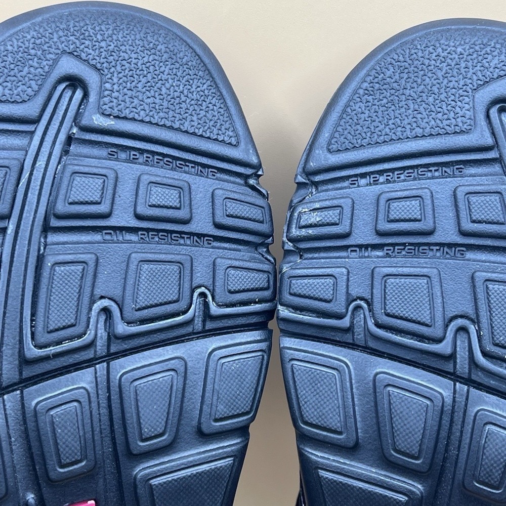 Reebok Anomar Black Pink Leather Composite Toe Work Shoes - Women's Size 11 - Picture 9 of 10